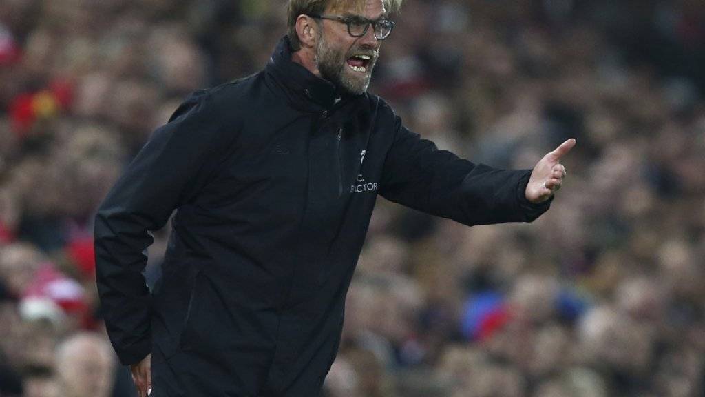 Kassierte mit Liverpool die erste Niederlage seit August: Trainer Jürgen Klopp