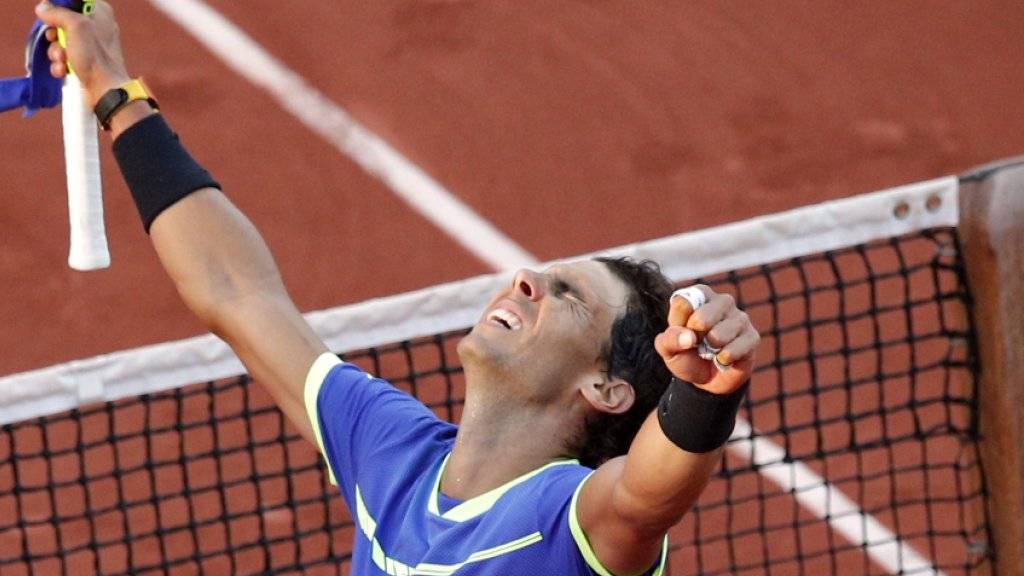 In Paris wieder einmal nicht zu stoppen: Rafael Nadal