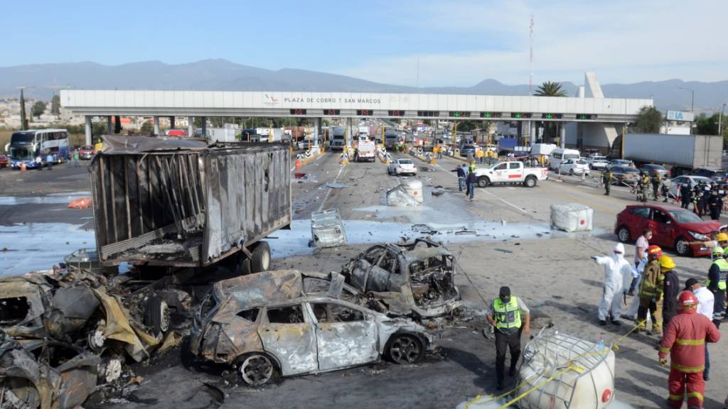 Mindestens 19 Tote bei schwerem Autounfall in Mexiko