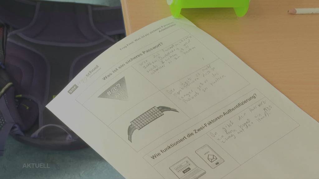Digital unterwegs: An der Kreisschule Aarau-Buchs lernt man mit Computern
