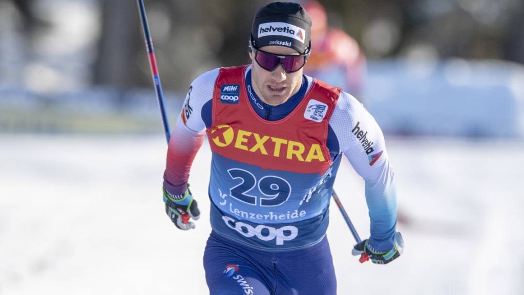 Punktlandung im Prolog der 6. Etappe der Tour de Ski im Val di Fiemme: Dario Cologna erreichte als 29. mit drei Hundertsteln Reserve die Viertelfinals des Klassisch-Sprints