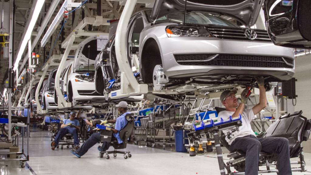 VW stellt Produktion des Passat in den USA ein (Bild: Betroffene Werkstatt in Chattanooga, Tennessee)