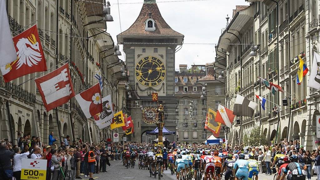 Wird 2016 an der Tour de Suisse nicht zu sehen sein: der Zytglogge.