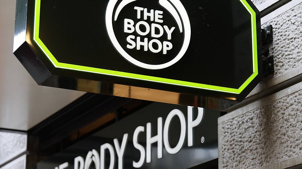 Das Logo von The Body Shop, aufgenommen in Zürich. (Archivbild)