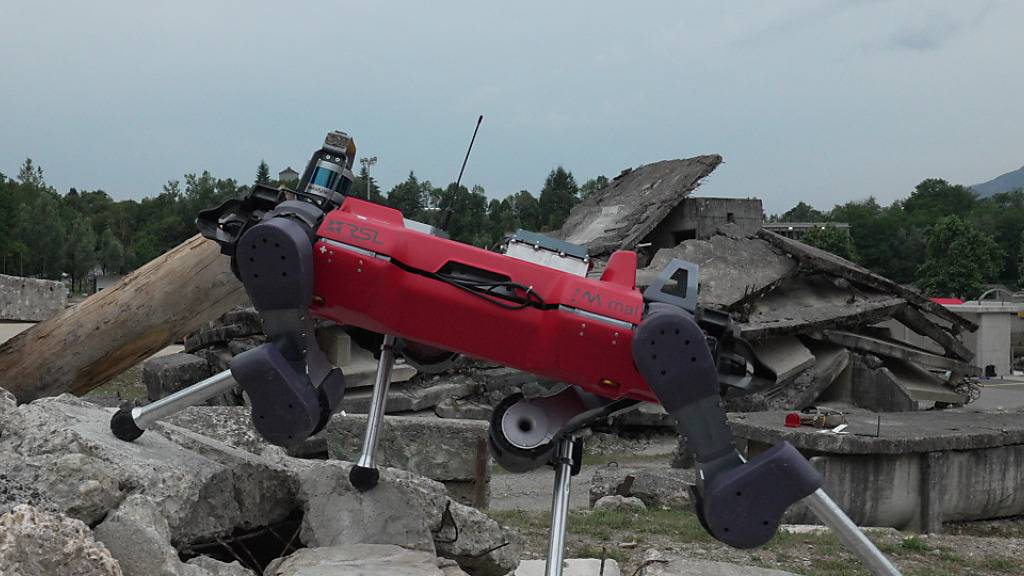 Der ETH-Roboter Anymal soll dereinst in Such- und Rettungsaktionen eingesetzt werden.