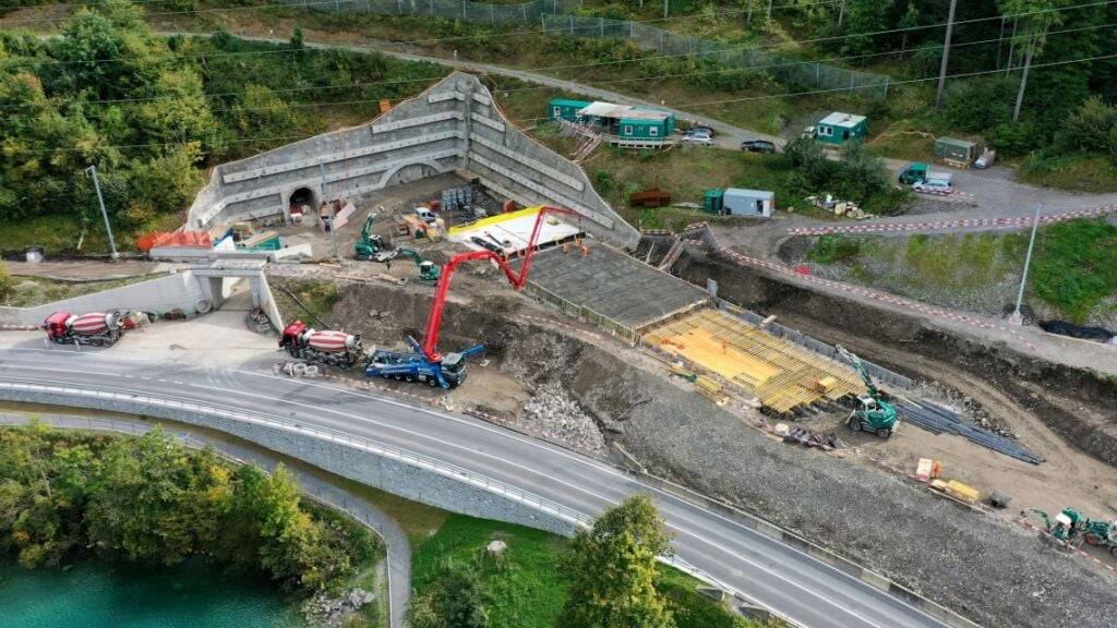 Für die Arbeiten beim Kaiserstuhl war für zwei Monate eine Totalsperre notwendig.