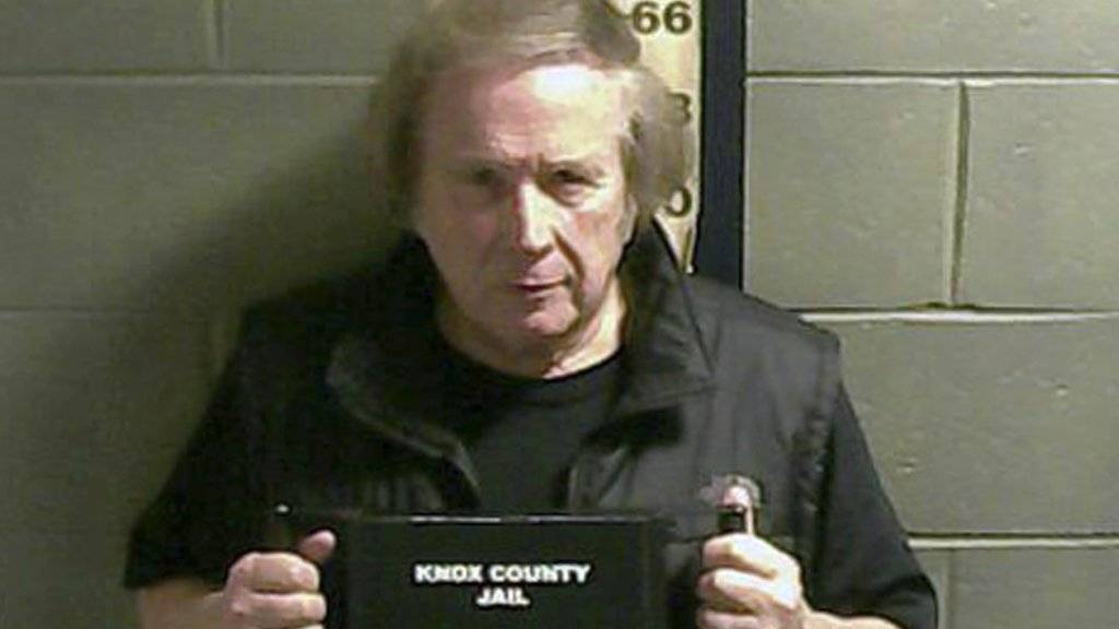 Don McLean, der Sänger von «American Pie», im Januar, als er wegen häuslicher Gewalt vorübergehend festgenommen worden war. Nun versucht er. seine Ehe zu retten und verschiebt deshalb seine Tournée (Archiv Jan. 2016).