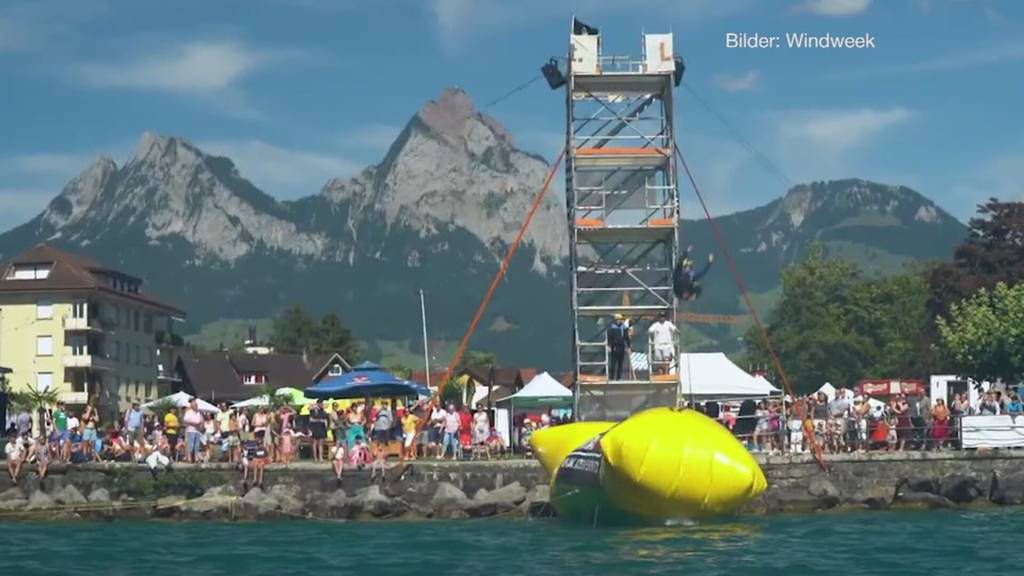 Blobbing an der Windweek in Brunnen