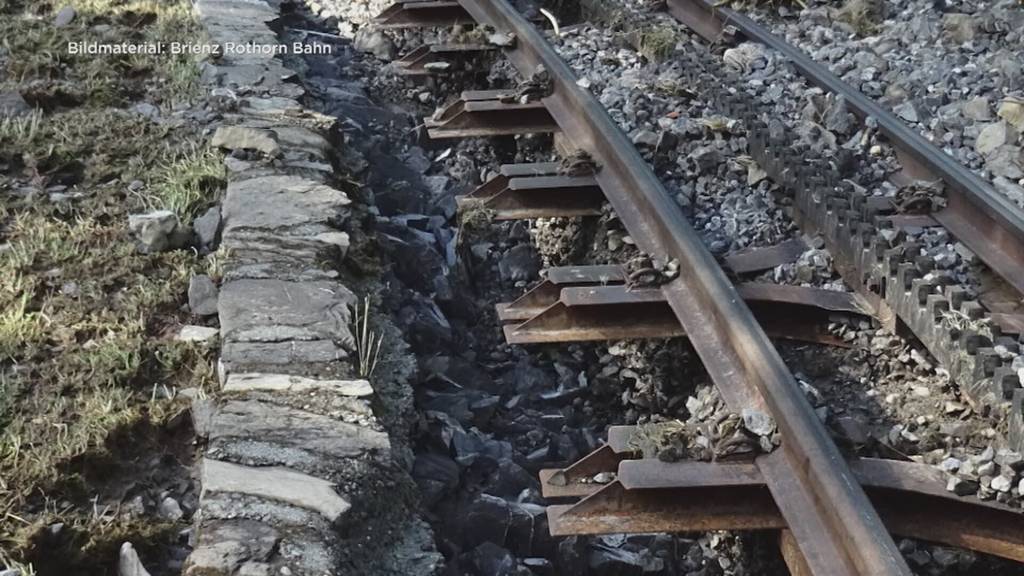 Grossbaustelle auf Strecke von Brienz Rothorn Bahn