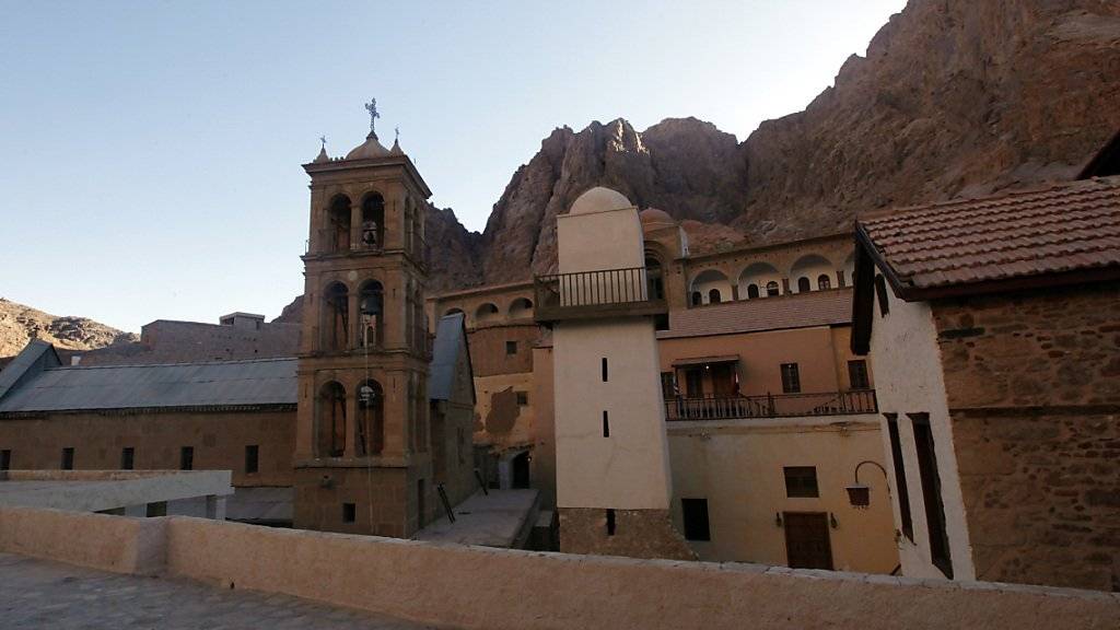 Das Katharinenkloster auf der Sinai-Halbinsel, in welchem sich eine der ältesten Bibliotheken der Welt befindet.