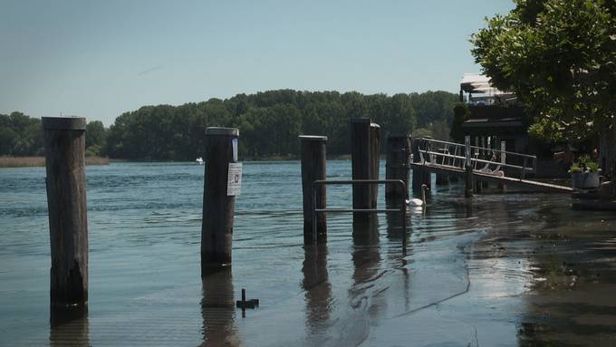 Nach Überflutungen: Bodenseepegel sinkt