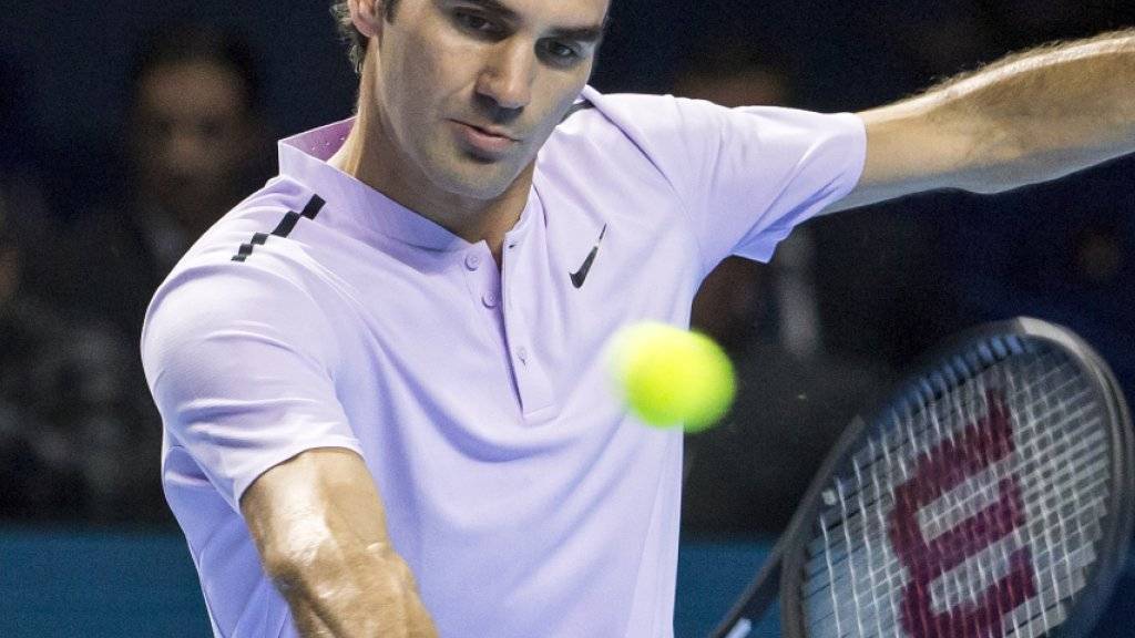 Roger Federer sucht in der Woche vor den ATP Finals in London (12. bis 19. November) noch etwas Matchpraxis