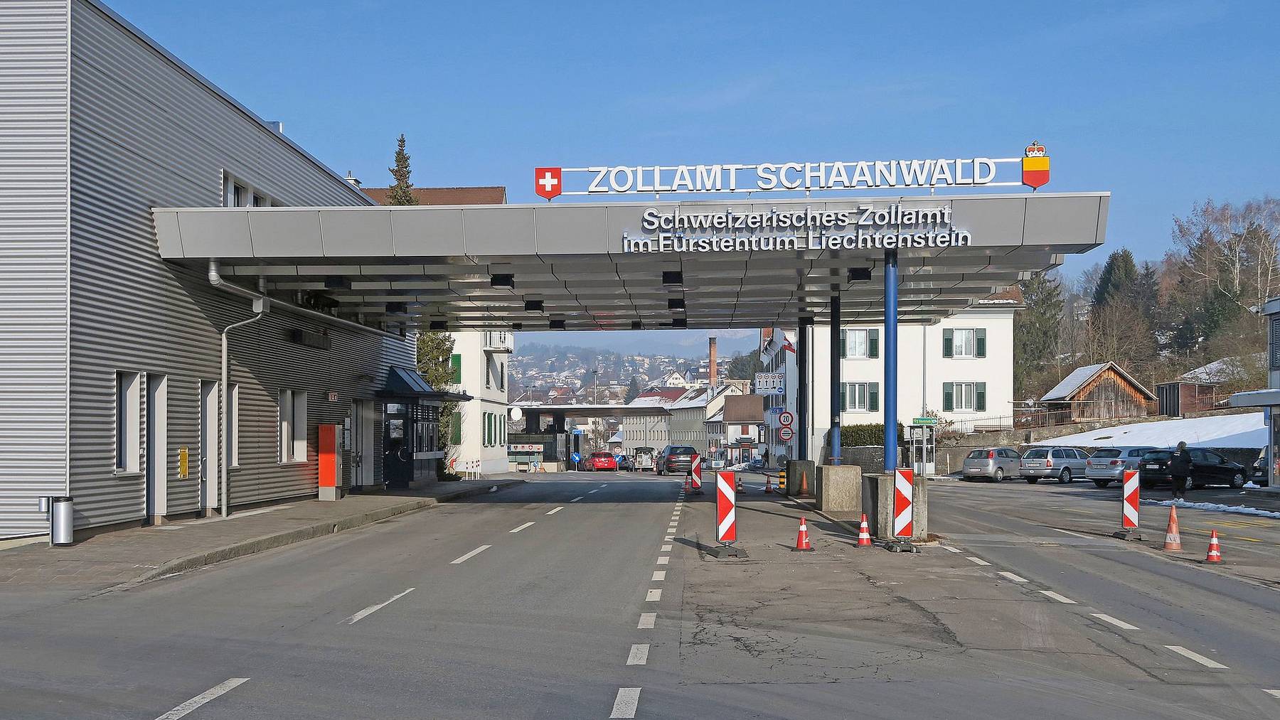 Hier kam der Holländer nicht durch. Die Zöllner verweigerten dem bekifften Autofahrer an der Grenze in Schaanwald die Durchfahrt.