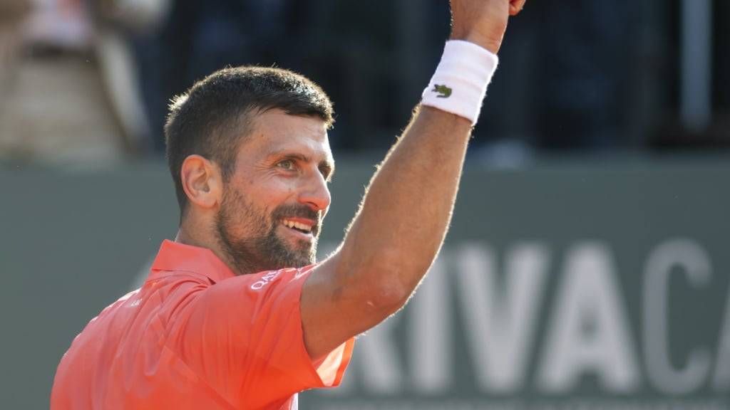 Novak Djokovic freut sich über den zweiten Finaleinzug in diesem Jahr