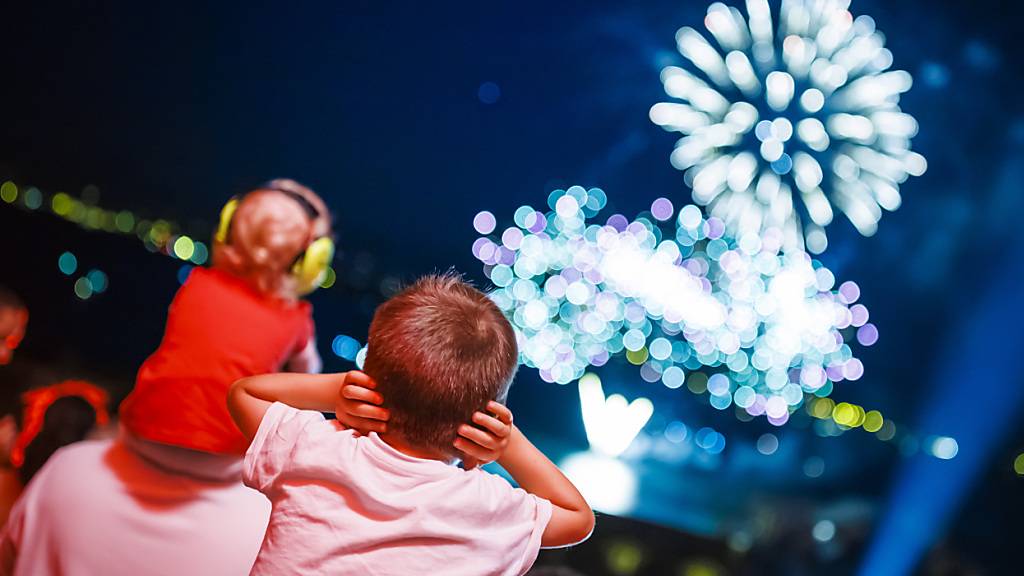 Feuerwerk zum 1. August 2022 in Nyon VD. (Archivbild)