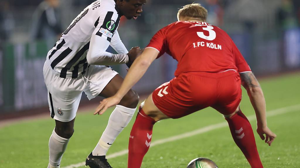 Der trickreiche Fousseni Diabaté (hier in der Conference League gegen Köln) wechselt von Partizan Belgrad zu Lausanne-Sport