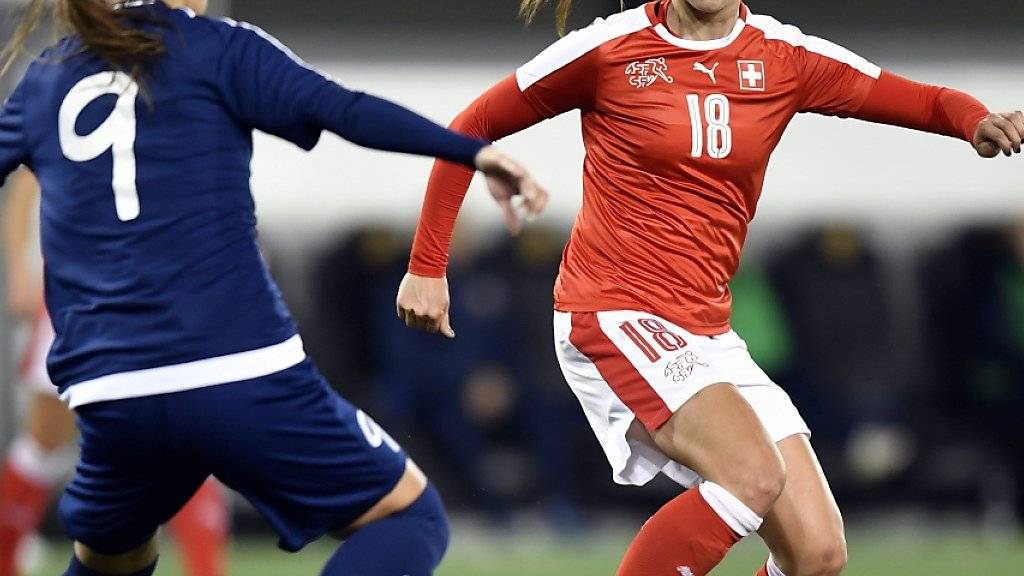Viola Calligaris erzielte den ersten Treffer für die Schweizerinnen gegen Weissrussland