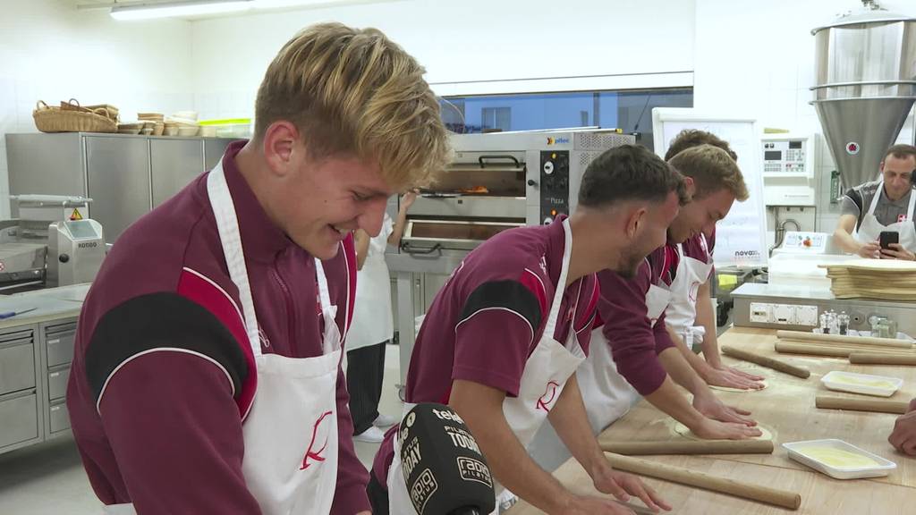 Loretz, Jashari und Villiger mit U21-Nati als Pizzaiolos in Luzern