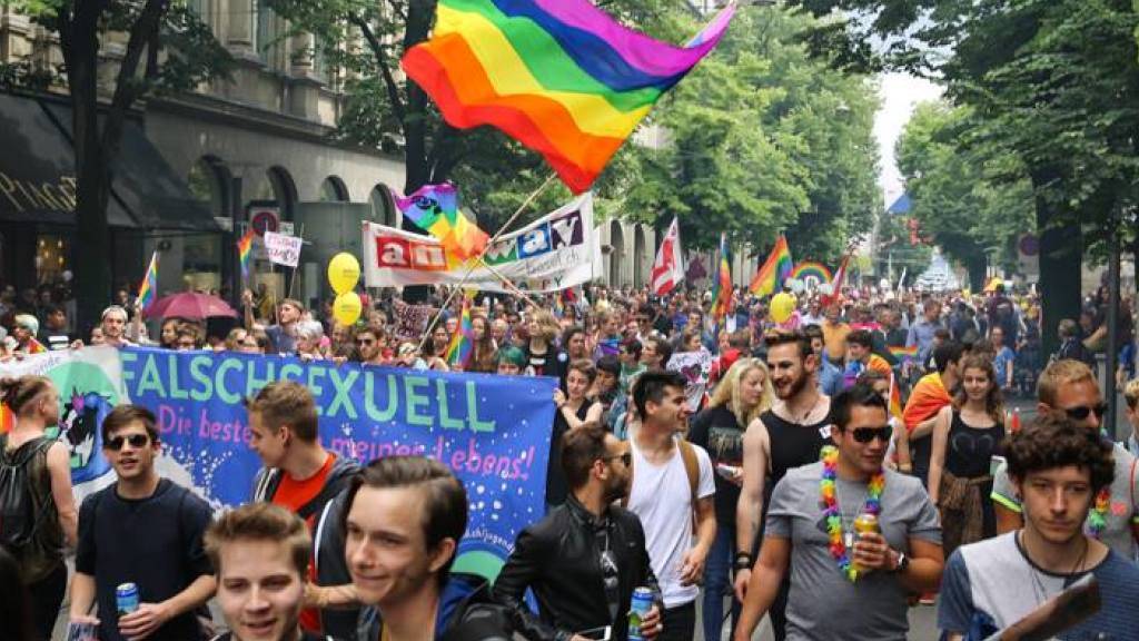 Rund 9000 Personen sind am Samstagnachmittag mit dem Pride-Umzug durch die Zürcher Innenstadt gezogen.