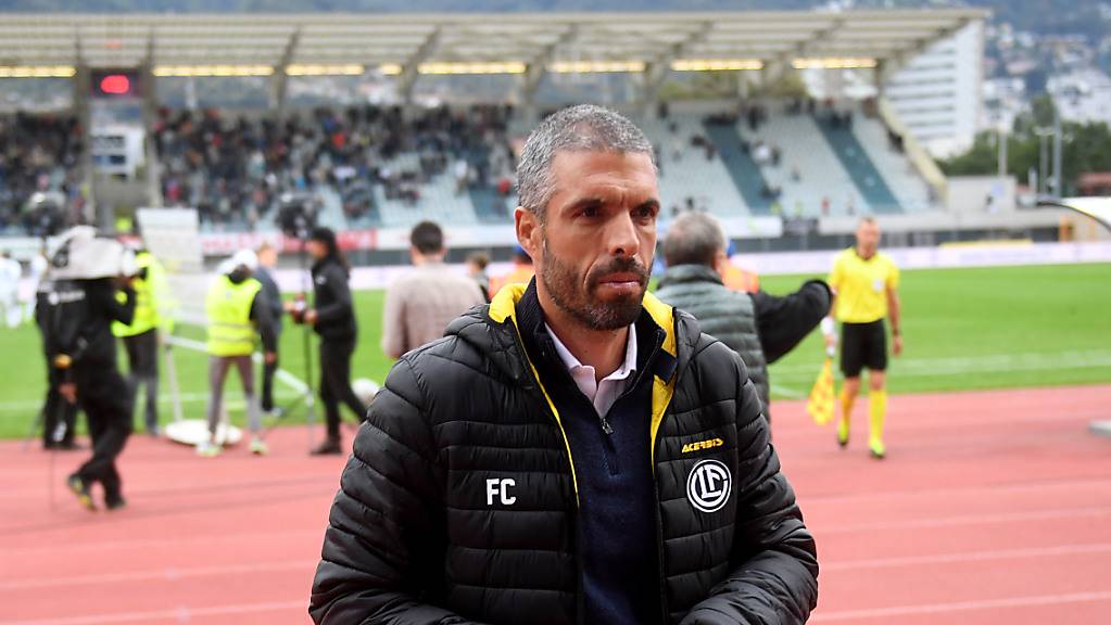 Luganos Trainer Fabio Celestini steht in Lugano unter Druck