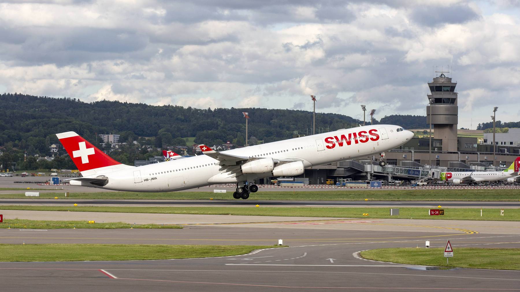 Ein Swiss-Flug nach Chicago kam heute nur bis kurz nach England und musste danach wieder umkehren.