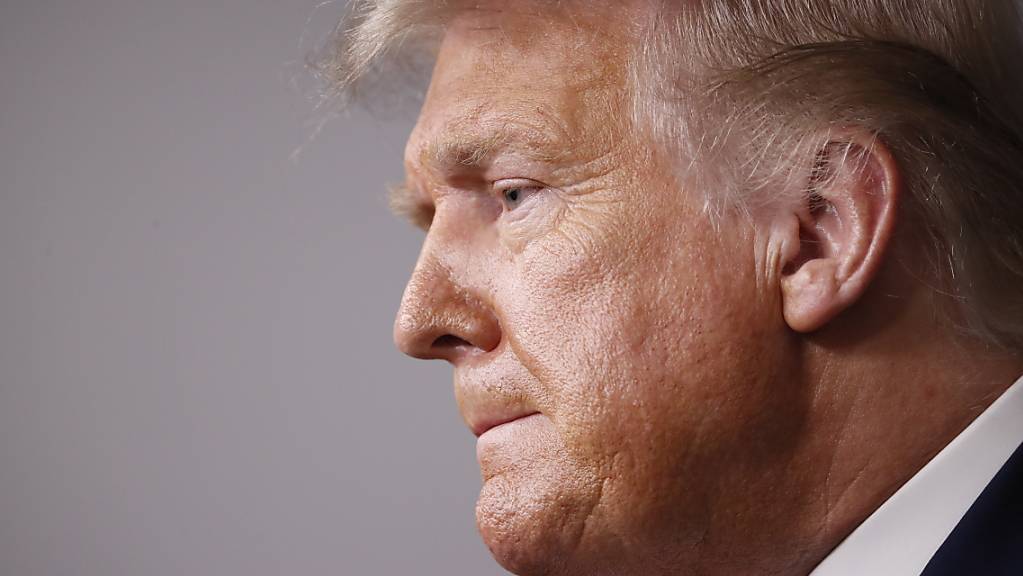 US-Präsident Donald Trump während einer Pressekonferenz im Weißen Haus. Foto: Alex Brandon/AP/dpa