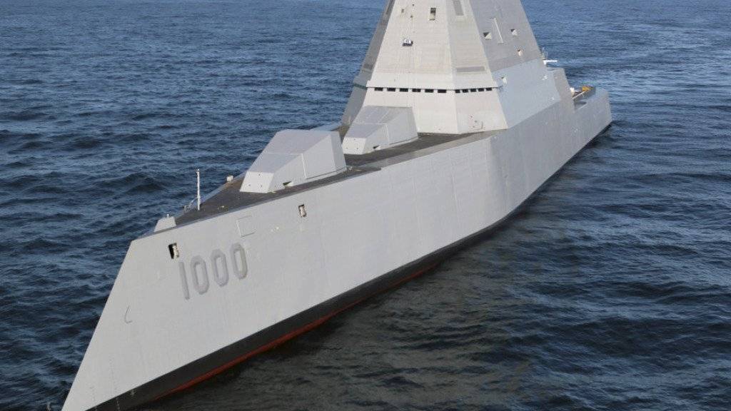 Die «Zumwalt» ist das erste Schiff einer neuen Generation von Zerstörern der US-Marine. (Archivbild)
