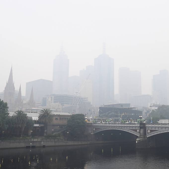 Brände: Luft in Melbourne «sehr ungesund» - Regen erwartet