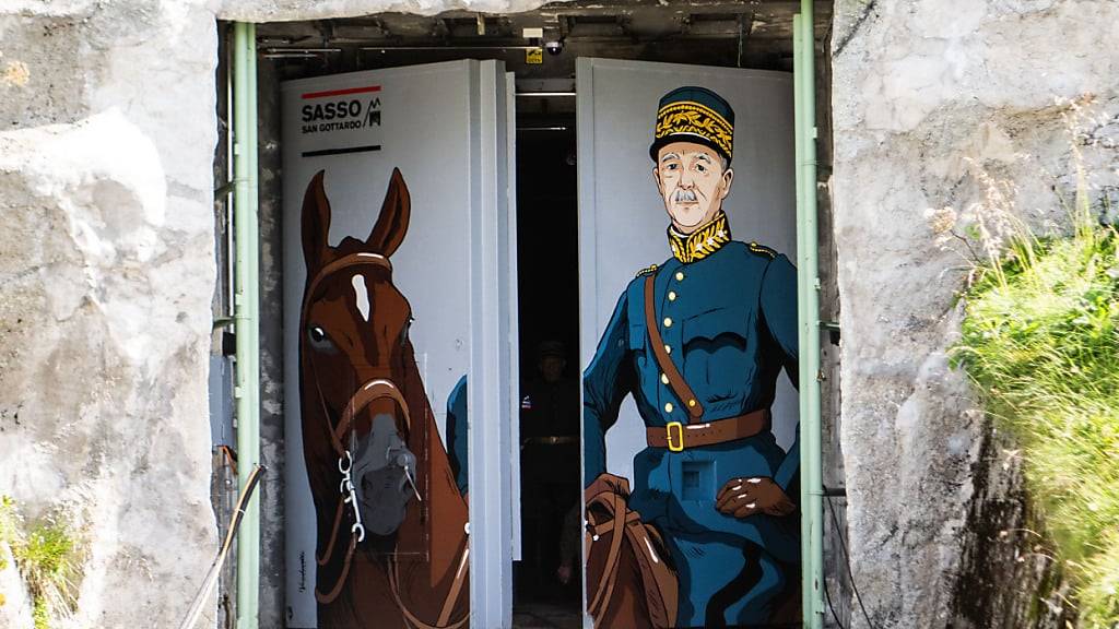 Henri-Guisan-Denkmal in der Gotthard-Festung eingeweiht