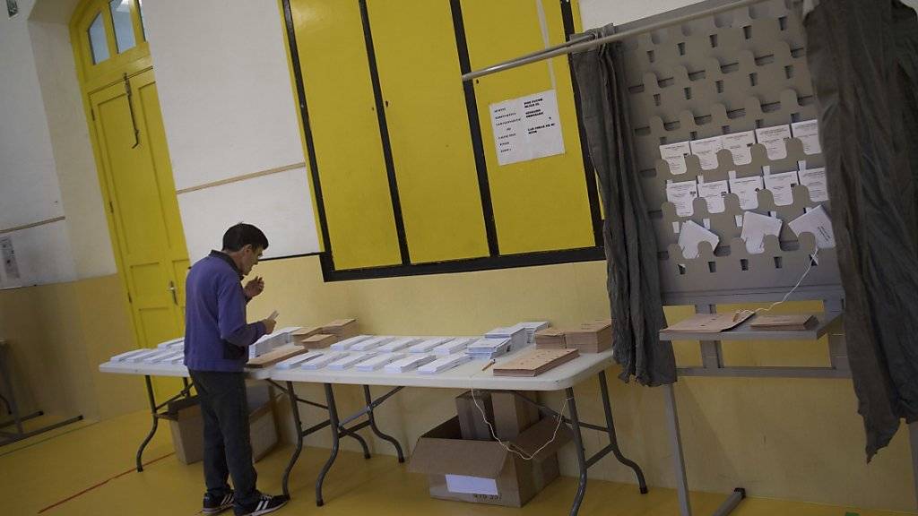 Wahllokal bei den Wahlen in Spanien vom vergangenen Wochenende: Bei den US-Wahlen im November bereitet sich die OSZE auf einen Grosseinsatz vor. (Symbolbild)