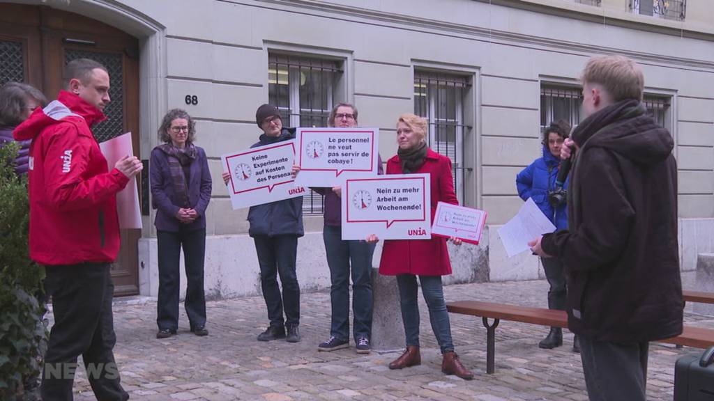 Petition gegen Ladenöffnungszeiten in Bern