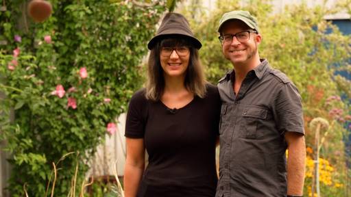 Bunt und nahrhaft: Nicole und Alex Opalka zeigen ihren Experimentalgarten 