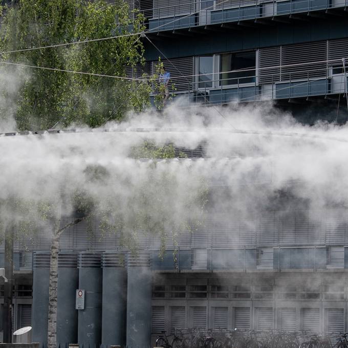 Künstliche Nebelwolke soll Zürichs heissesten Platz abkühlen