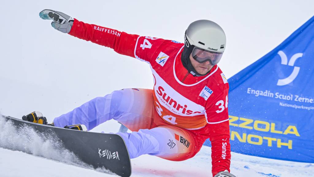 Dario Caviezel scheitert im Parallel-Riesenslalom in Scuol im Viertelfinal am Italiener Roland Fischnaller