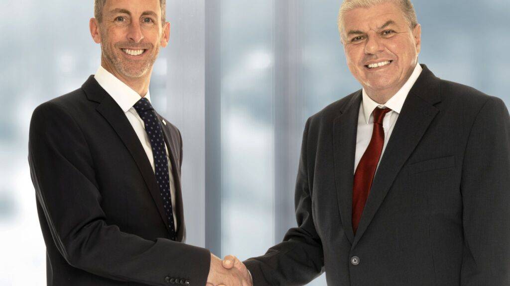 Adrian Bolliger (links) wird per Oktober die Position des CEO von Johannes Müller übernehmen.