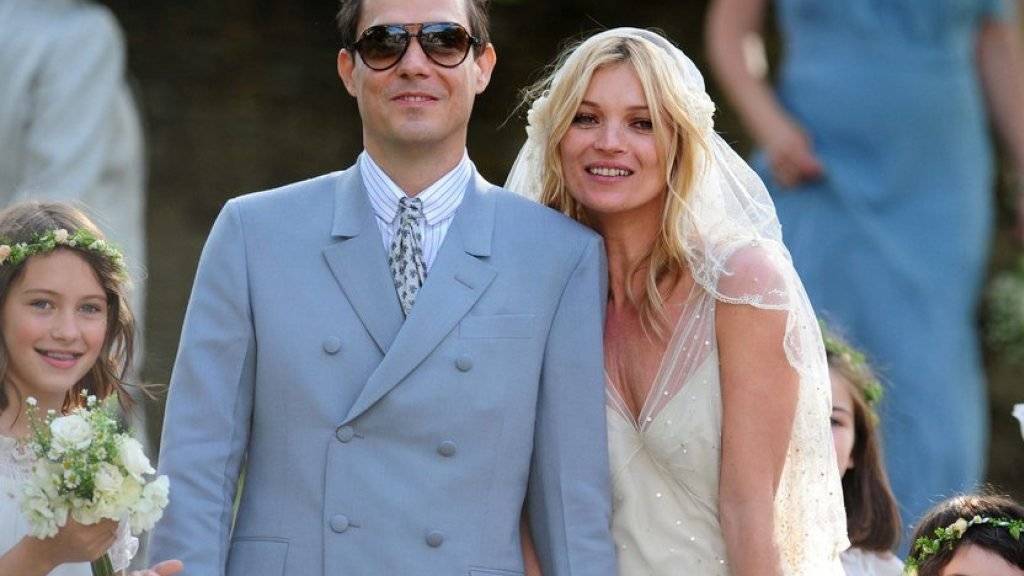 2011 feierten Kate Moss und Jamie Hince grosse Hochzeit. Fünf Jahre später sind sie geschieden. (Archivbild)