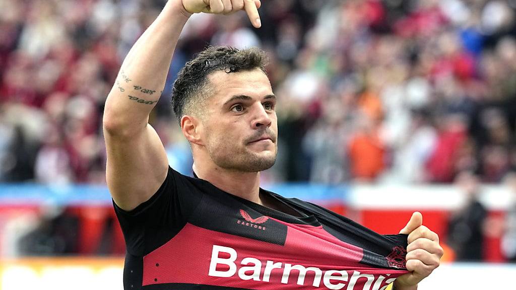 Leverkusen mit Granit Xhaka erstmals deutscher Meister