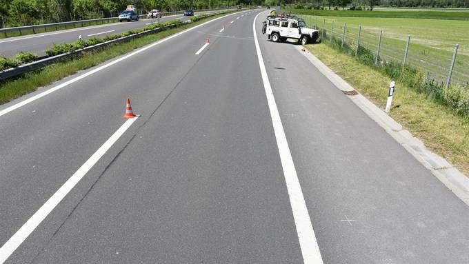 Unfall wegen verlorener Ladung