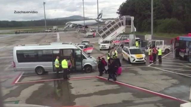 Unfall am Flughafen Zürich