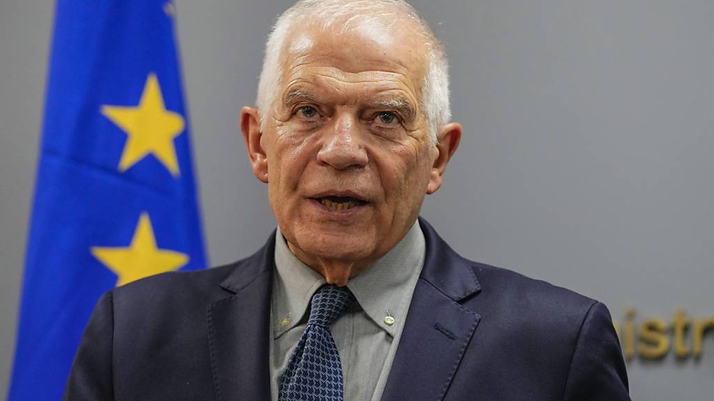 ARCHIV - Die Europäische Union hat Israel nach Angaben des Außenbeauftragten Josep Borrell aufgefordert, den Militäreinsatz in Rafah «unverzüglich» zu beenden. Foto: Hassan Ammar/AP/dpa