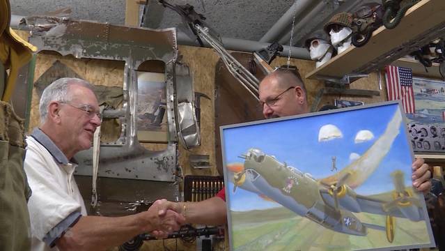 Bomber-Absturz Bätterkinden: Emotionaler Besuch aus den USA