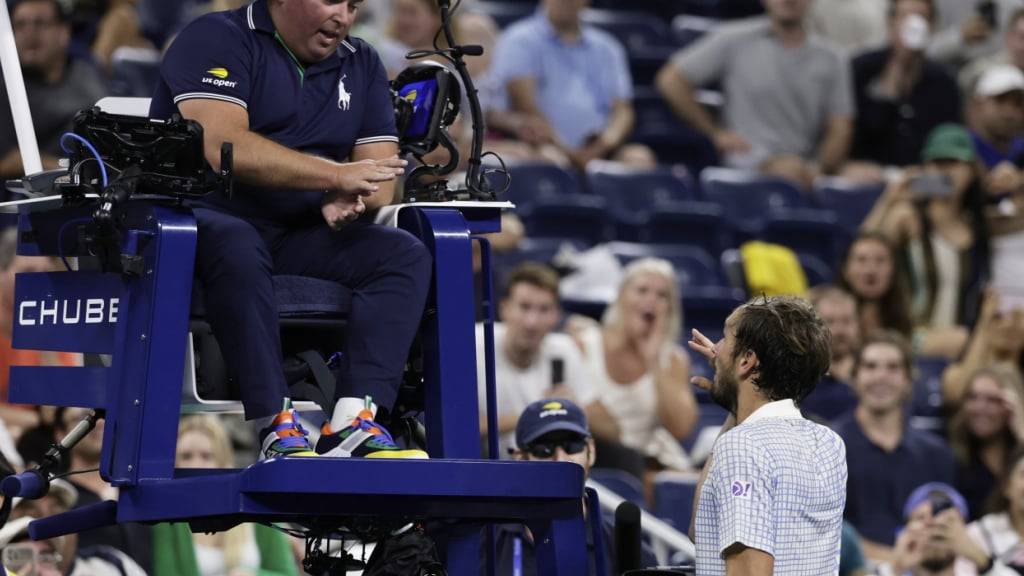 Daniil Medwedew sorgte am US Open für einen Eklat