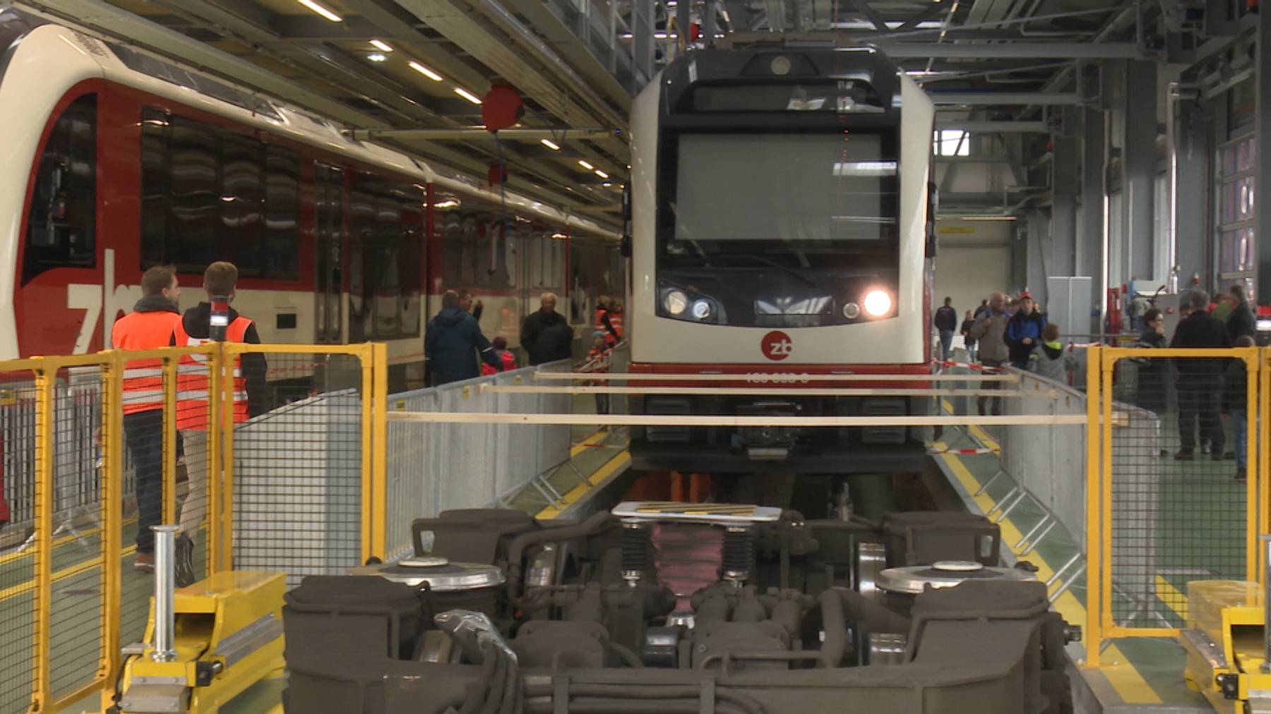 Neue Werkstatthalle der Zentralbahn in Stansstad