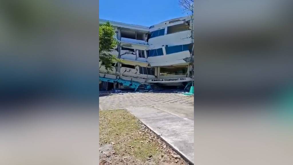 Tsunami-Warnung nach schwerem Erdbeben vor den Philippinen