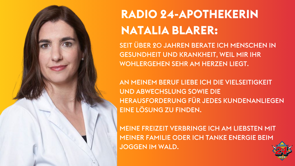 Radio 24 Apothekerin Natali Blarer