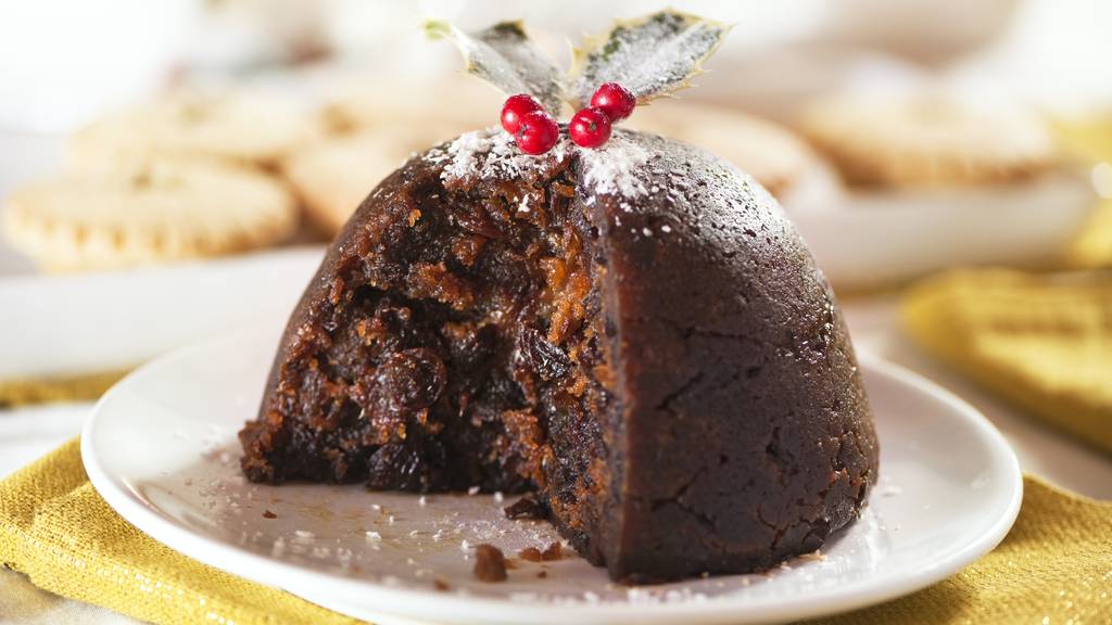 Britischer Christmas Pudding.