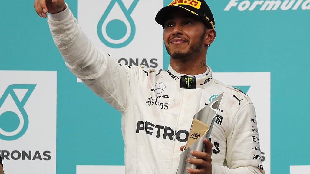 Lewis Hamilton steht vor dem Gewinn seines 4. WM-Titels.