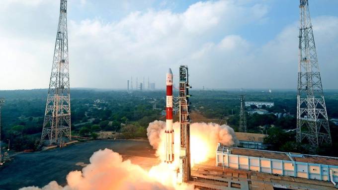 Indien bringt 31 Satelliten in Umlaufbahn