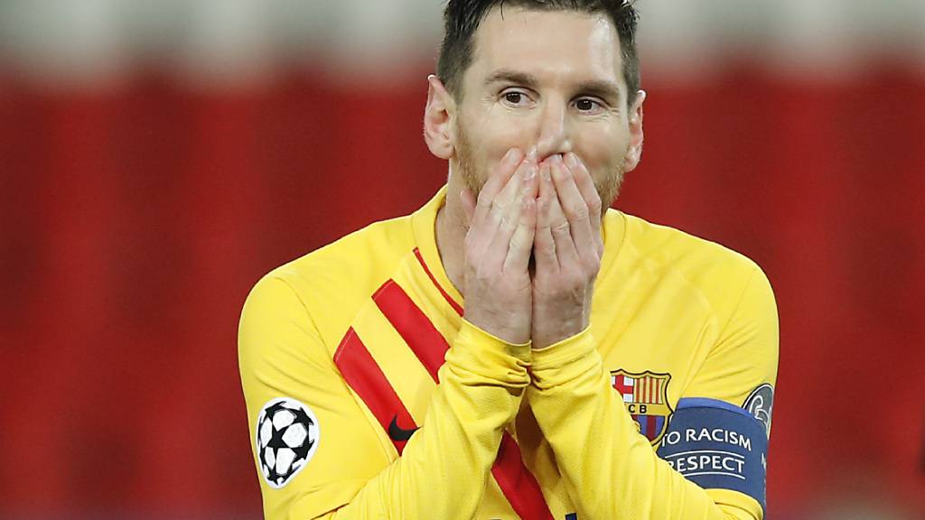 Lionel Messi konnte nicht glauben, dass er mit dem Penalty nicht getroffen hatte