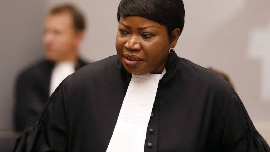 Chefanklägerin Fatou Bensouda am Dienstag am Internationalen Strafgerichtshof in Den Haag.